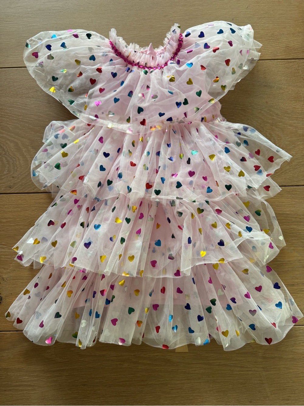 Three Wildflower Designs Tutu Heart Dress - 3T